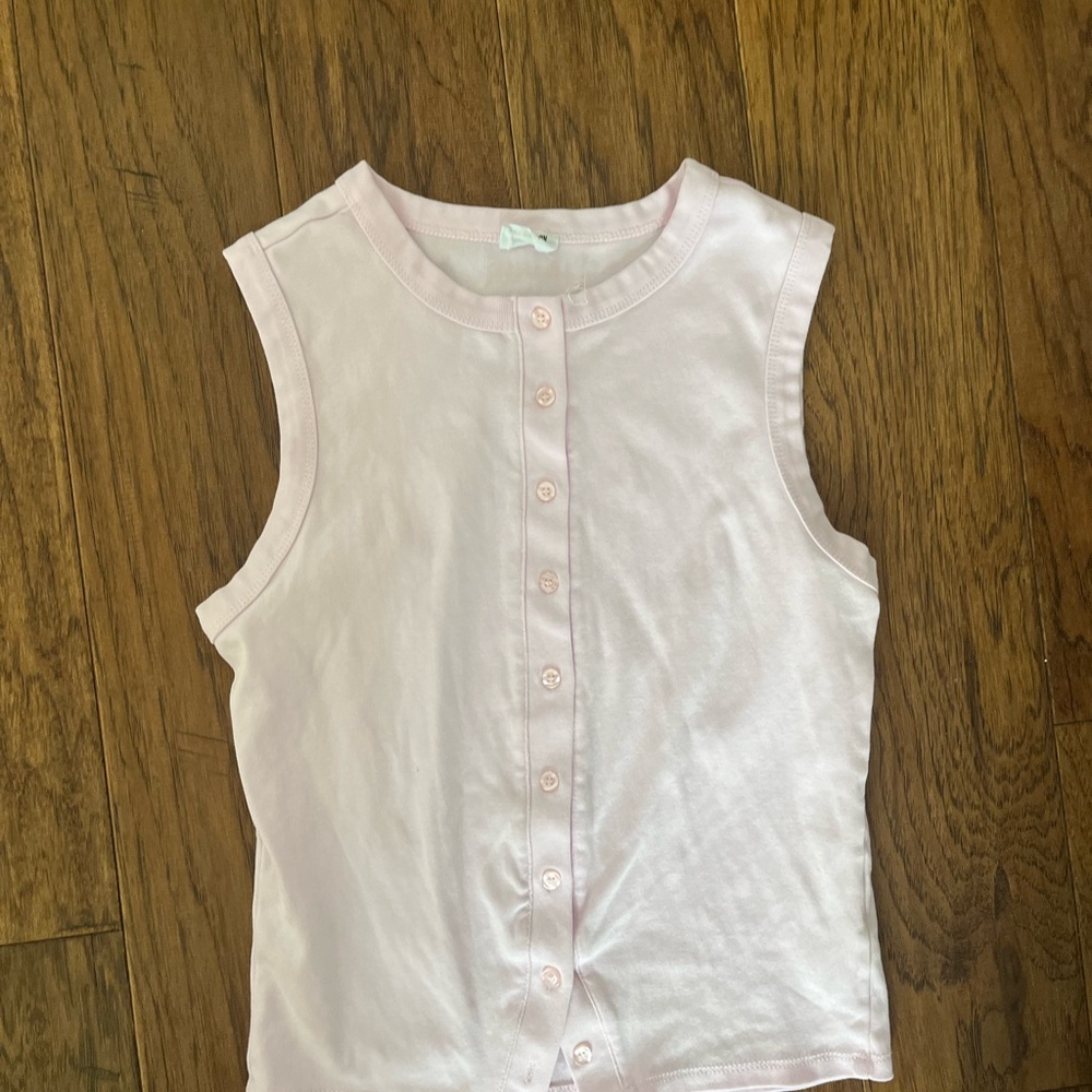 Pink Sleeveless Women’s Top